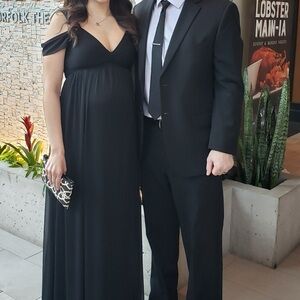 Elegant Black Maxi Dress